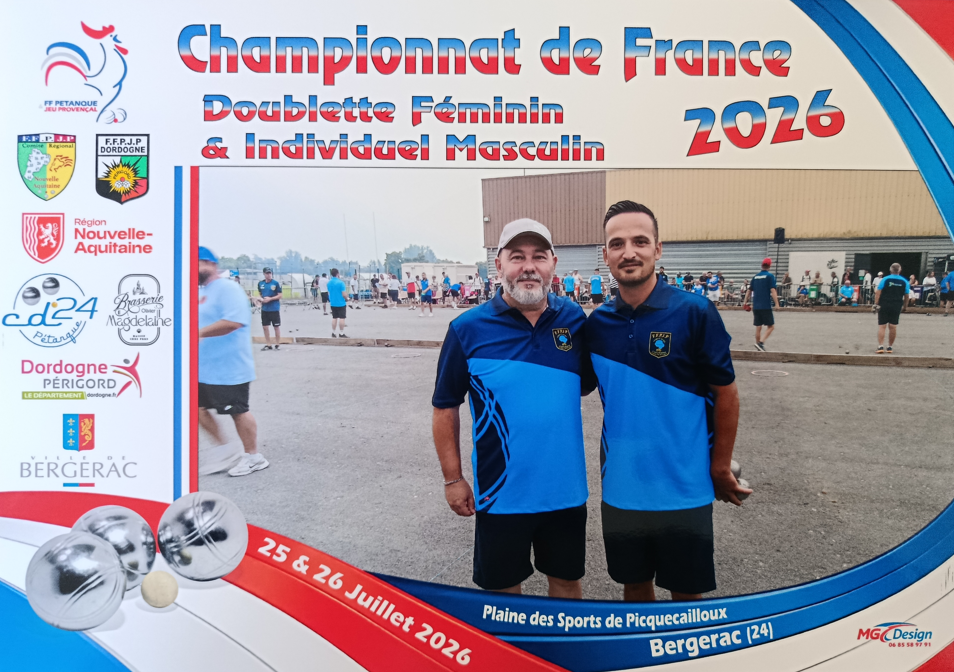 CHAMPIONNATS DE FRANCE - RESULTATS 2026