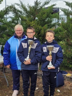 Championnat Départemental doublette  Minimes cadets juniors à Aubergenville Pétanque