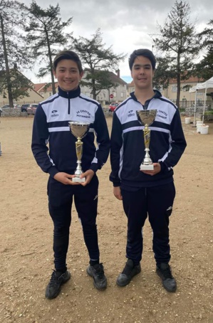 Championnat Départemental doublette  Minimes cadets juniors à Aubergenville Pétanque