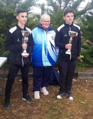 Championnat Départemental doublette  Minimes cadets juniors à Aubergenville Pétanque