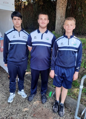 Championnat Départemental triplette Minimes juniors à HOUDAN Championnat Départemental triplette Minimes juniors à HOUDAN