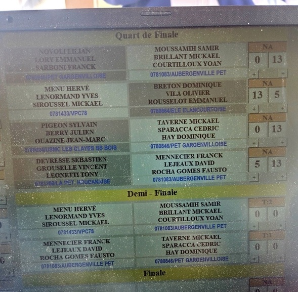 1/2 finale du Championnat X3 Provencal 1/2 finale du Championnat X3 Provencal