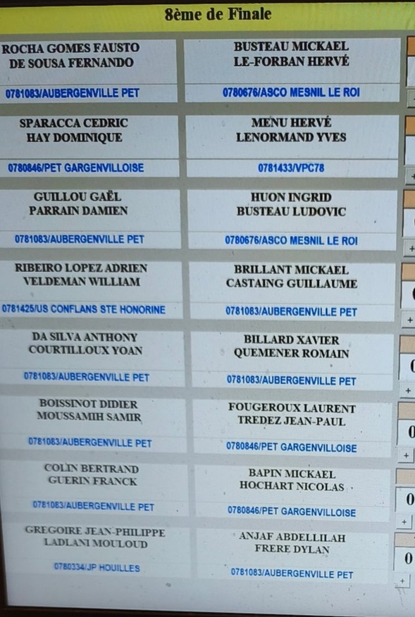 Tirage des 8e de finale du X2 provencal