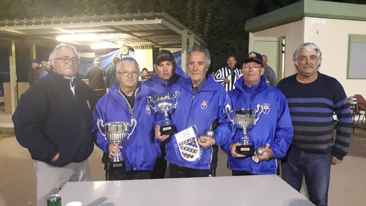 Championnat des Yvelines triplette vétérans au Mesnil le Roi le 25 avril 2019