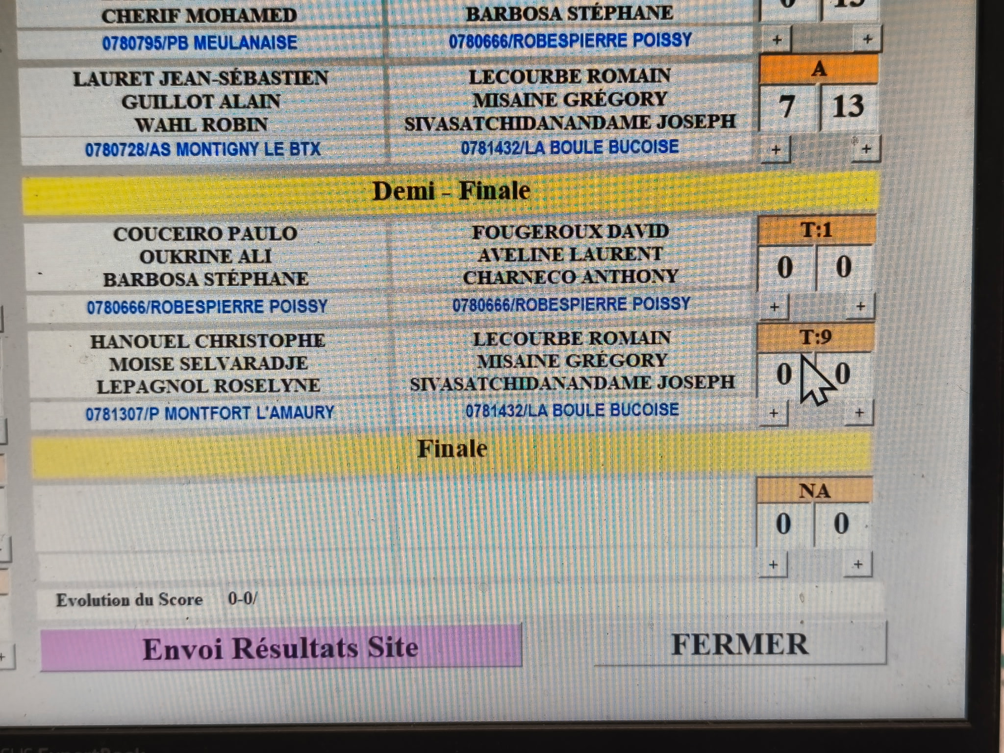 1/2 finale championnat x3 promo