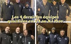 Équipes qualifiées pour les 1/4 de finale du X3 provençal