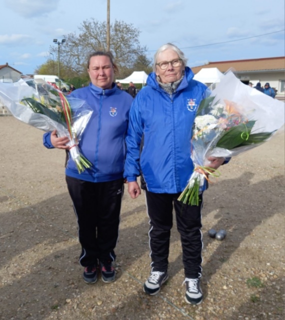 Vice-Championnes X2 fémines