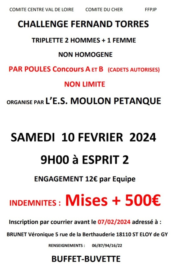 Challenge TORRES (2H+1F) Challenge TORRES (2H+1F)