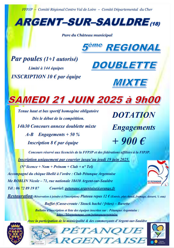 5eme régional d'argent sur sauldre 5eme régional d'argent sur sauldre