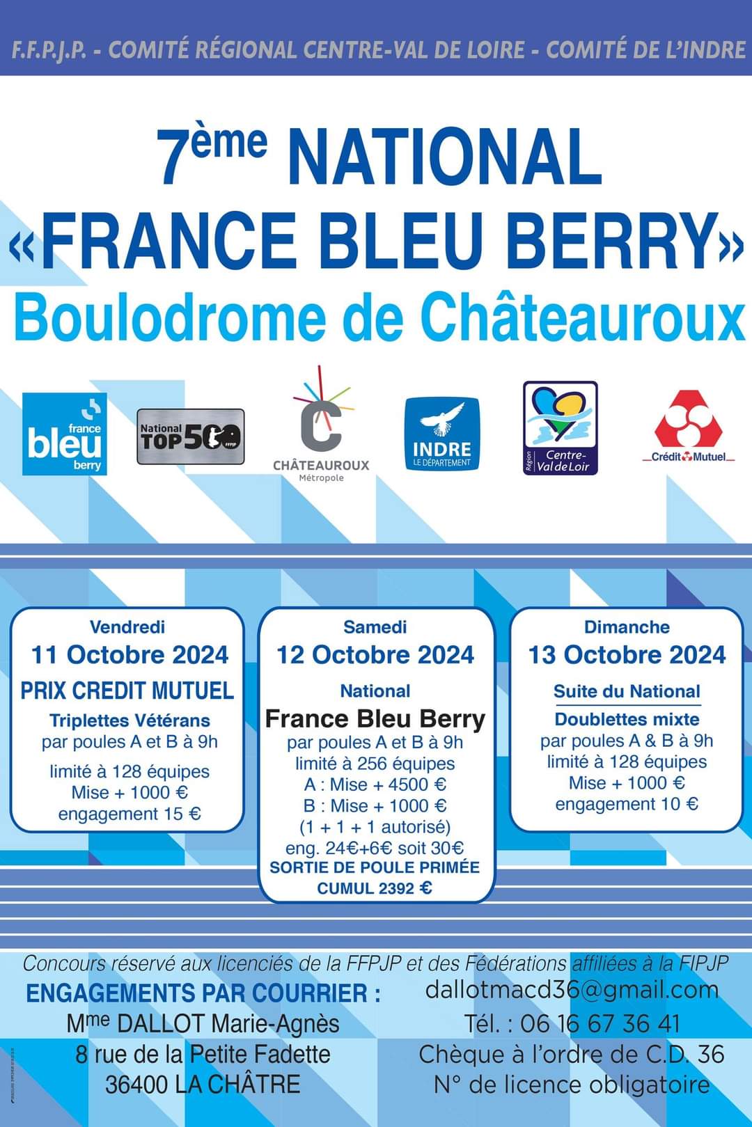 7e National France Bleu Berry