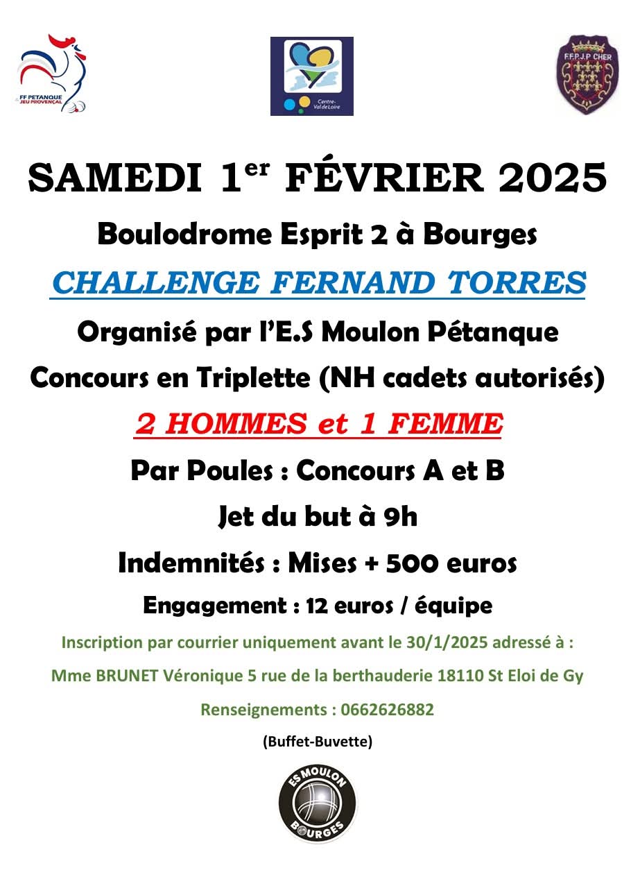 Challenge TORRES (2H+1F) Challenge TORRES (2H+1F)