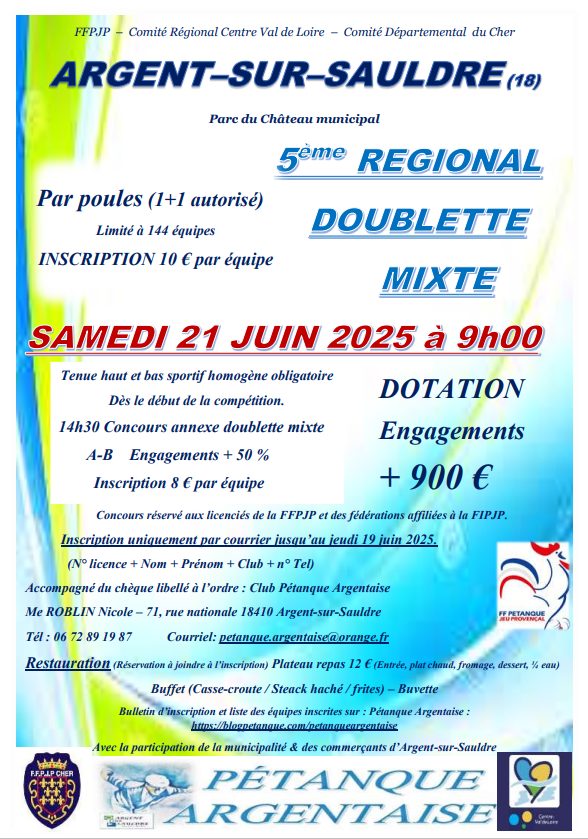 5eme régional d'argent sur sauldre 5eme régional d'argent sur sauldre