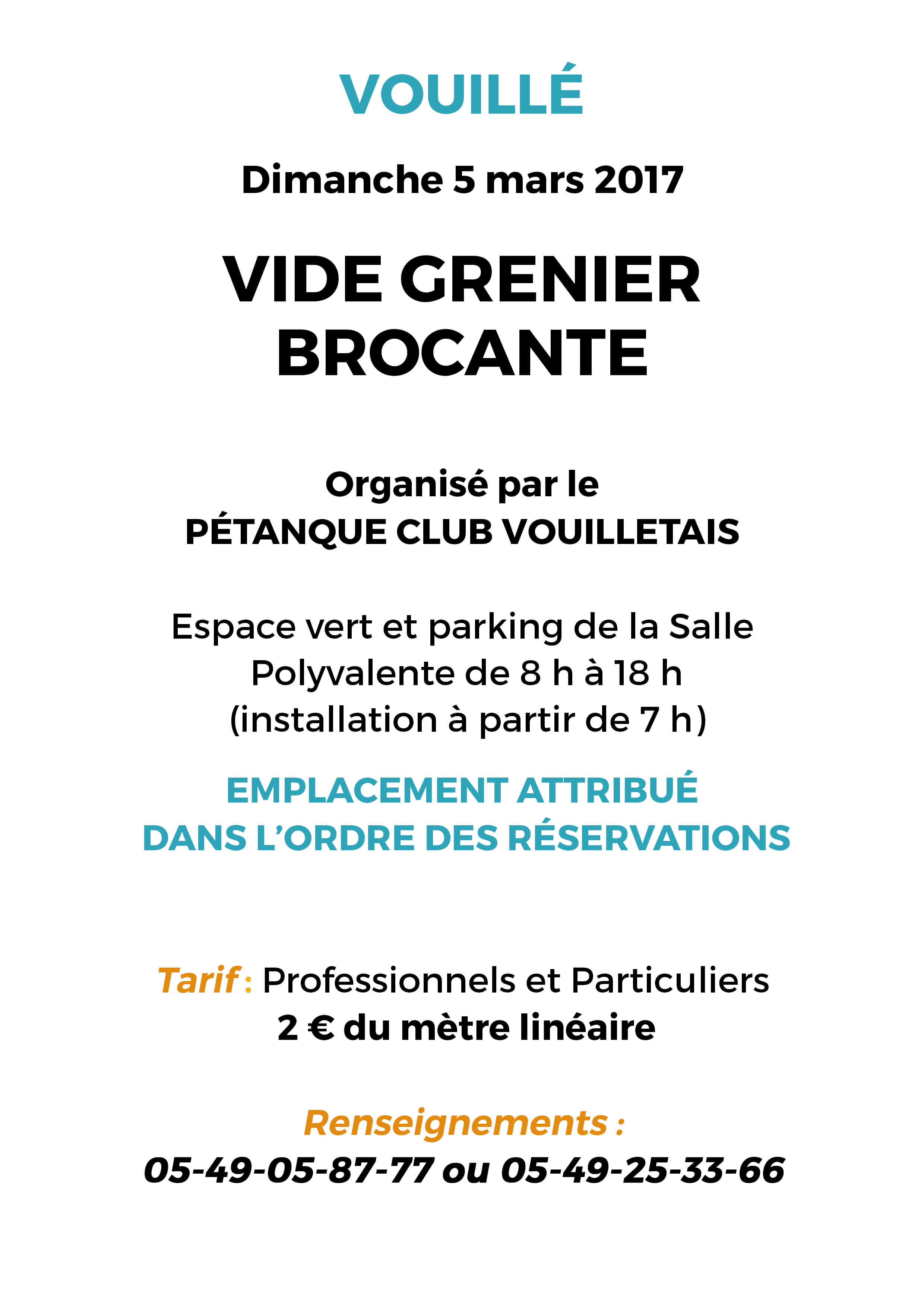 VIDE GRENIER