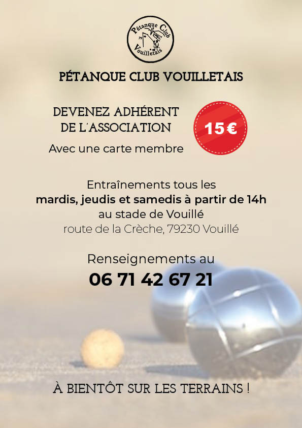 DEVENEZ ADHÉRENT DU CLUB !