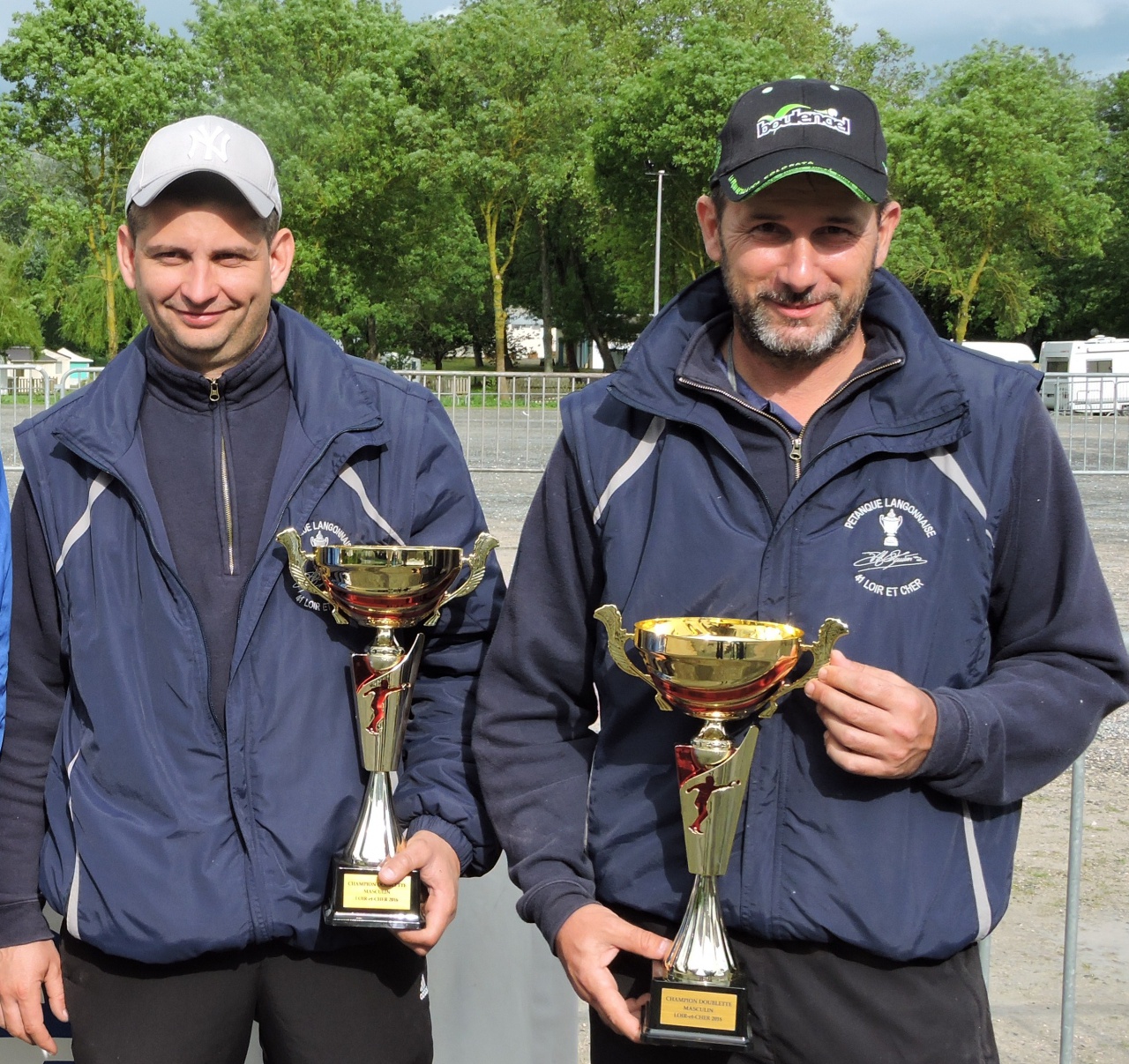 Cyril et Eric champions doublette Loir et Cher 2016 Cyril et Eric champions doublette Loir et Cher 2016