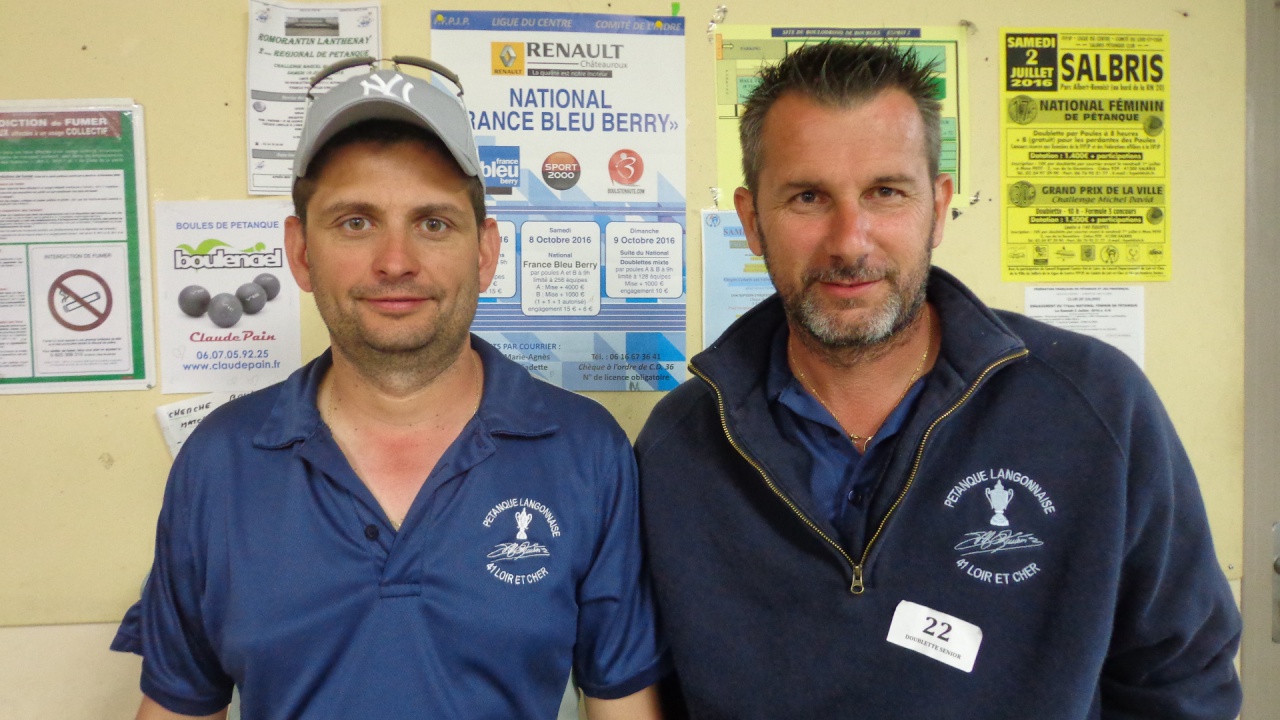 Cyril et Eric 1/2 finalistes doublette ligue 2016 Cyril et Eric 1/2 finalistes doublette ligue 2016