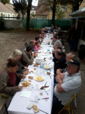 Repas du club et concours.