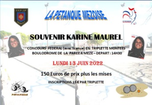 SOUVENIR KARINE MAUREL