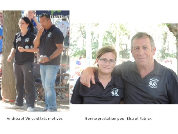 CHAMPIONNAT DE L'HERAULT DOUBLETTE MIXTE DU 14&15 JUIN A BESSAN CHAMPIONNAT DE L'HERAULT DOUBLETTE MIXTE DU 14&15 JUIN A BESSAN