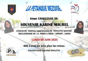SOUVENIR KARINE MAUREL 2025 SOUVENIR KARINE MAUREL 2025