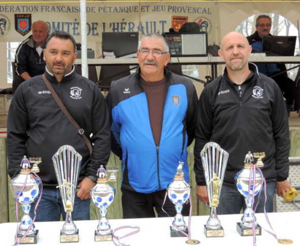 CHAMPIONNAT DE L'HERAULT TETE A TETE SENIORS MASCULINS A BESSAN