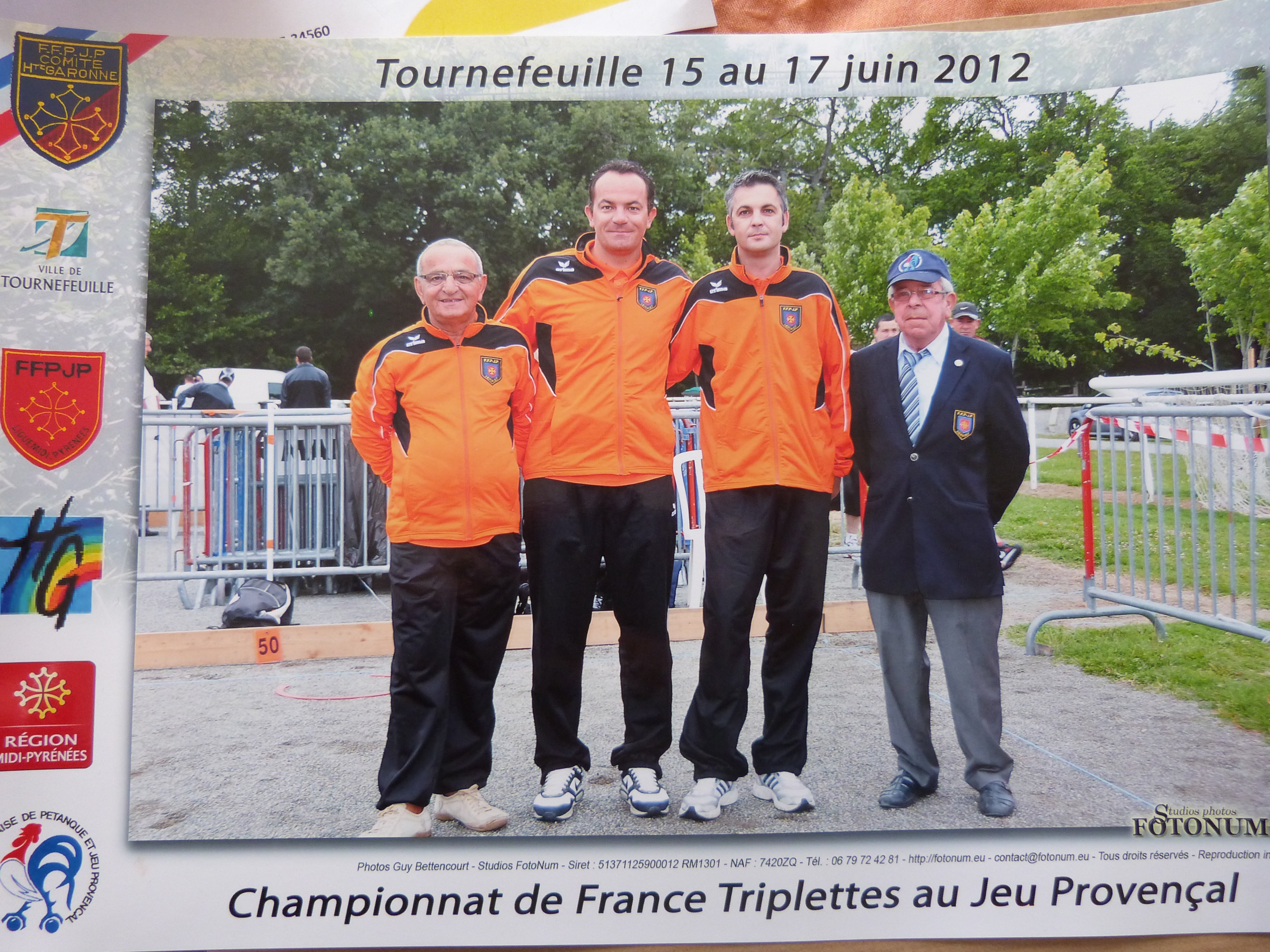 De gauche à droite: Alain MAUREL - Vincent MAUREL - Christophe MAUREL De gauche à droite: Alain MAUREL - Vincent MAUREL - Christophe MAUREL