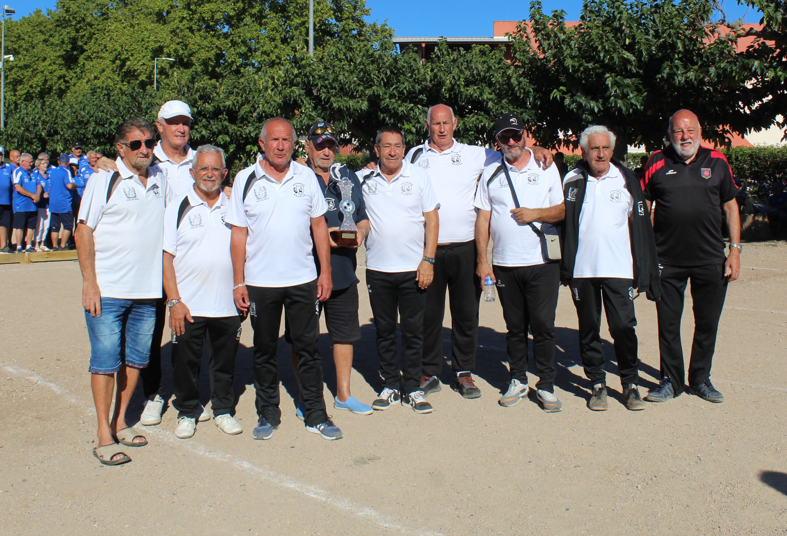 notre equipe véterant championne de l'HERAULT en Championnat des Clubs.
