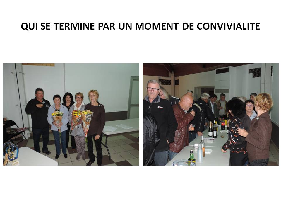 L' AG ANNUELLE DU CLUB A EU LIEU VENDREDI 20 NOVEMBRE 2015 L' AG ANNUELLE DU CLUB A EU LIEU VENDREDI 20 NOVEMBRE 2015