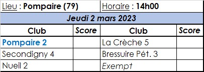 Coupe des Deux-Sèvres Vétéran