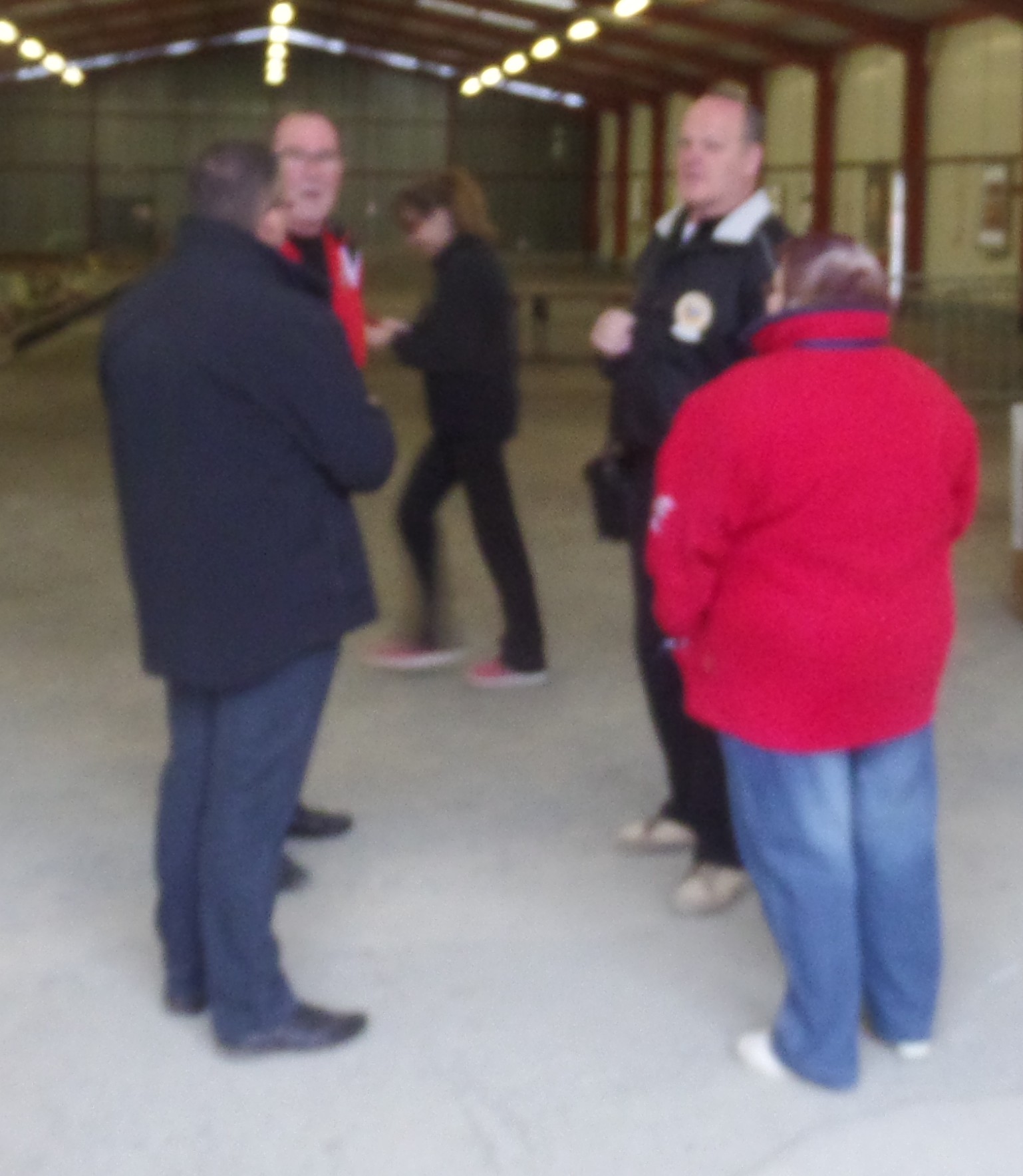 Le jury en pleine discussion.