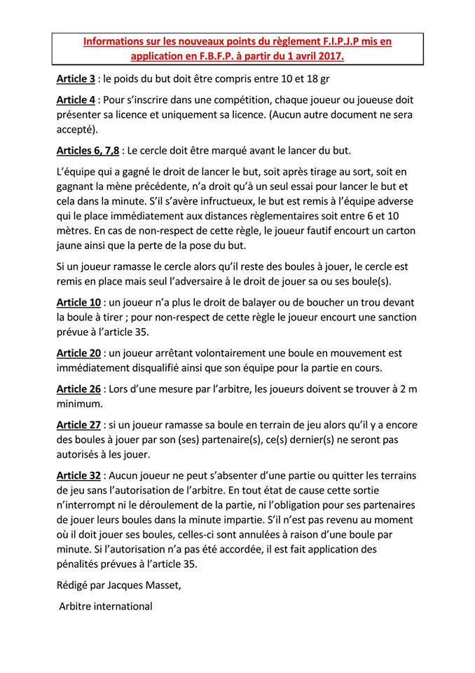 Règlement Règlement