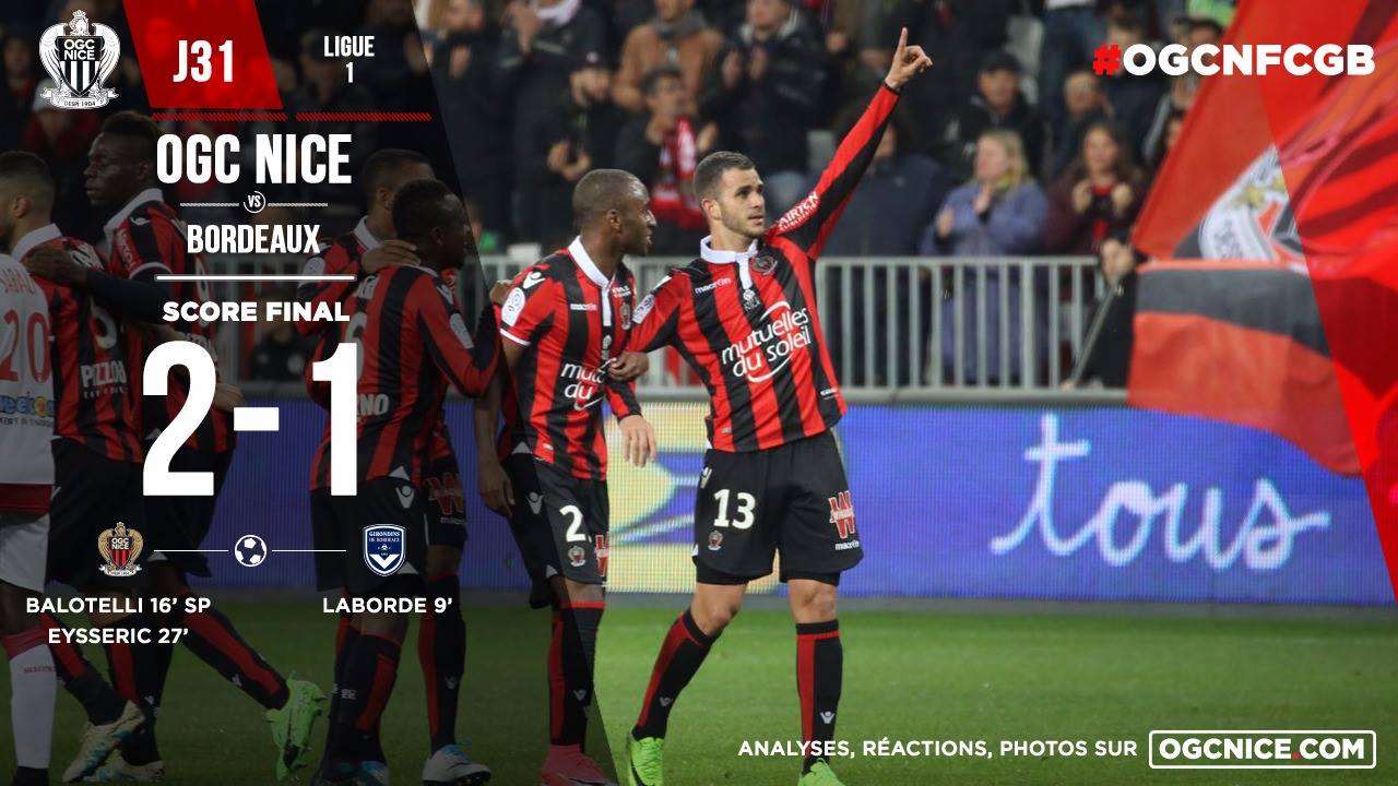 OGC Nice - Bordeaux OGC Nice - Bordeaux