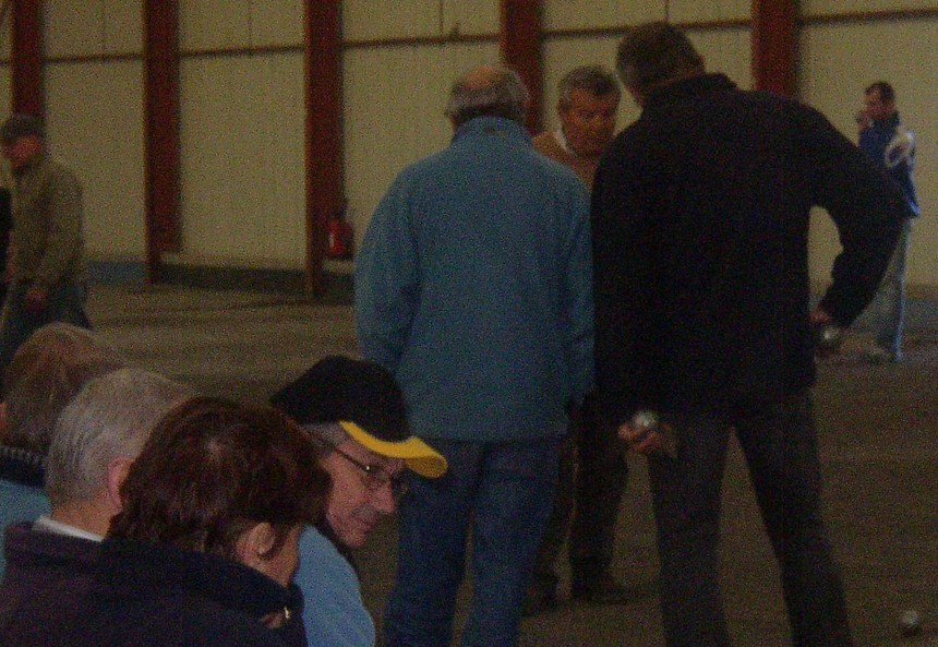 Le coach, Charly et ... des supporters !