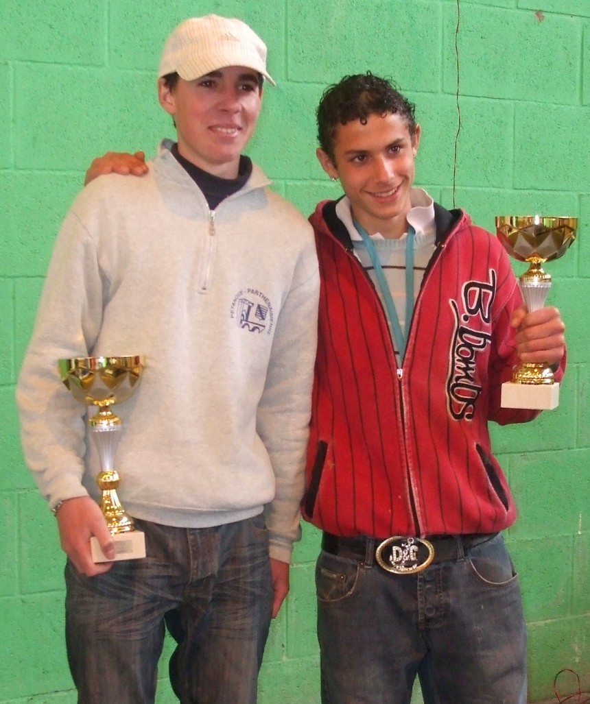 Deux beaux et jeunes Champions !