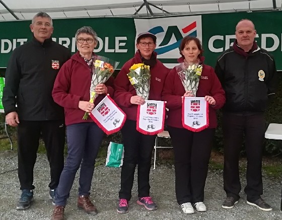 Annick Praud, Corinne Magnan et Jennifer Magnan