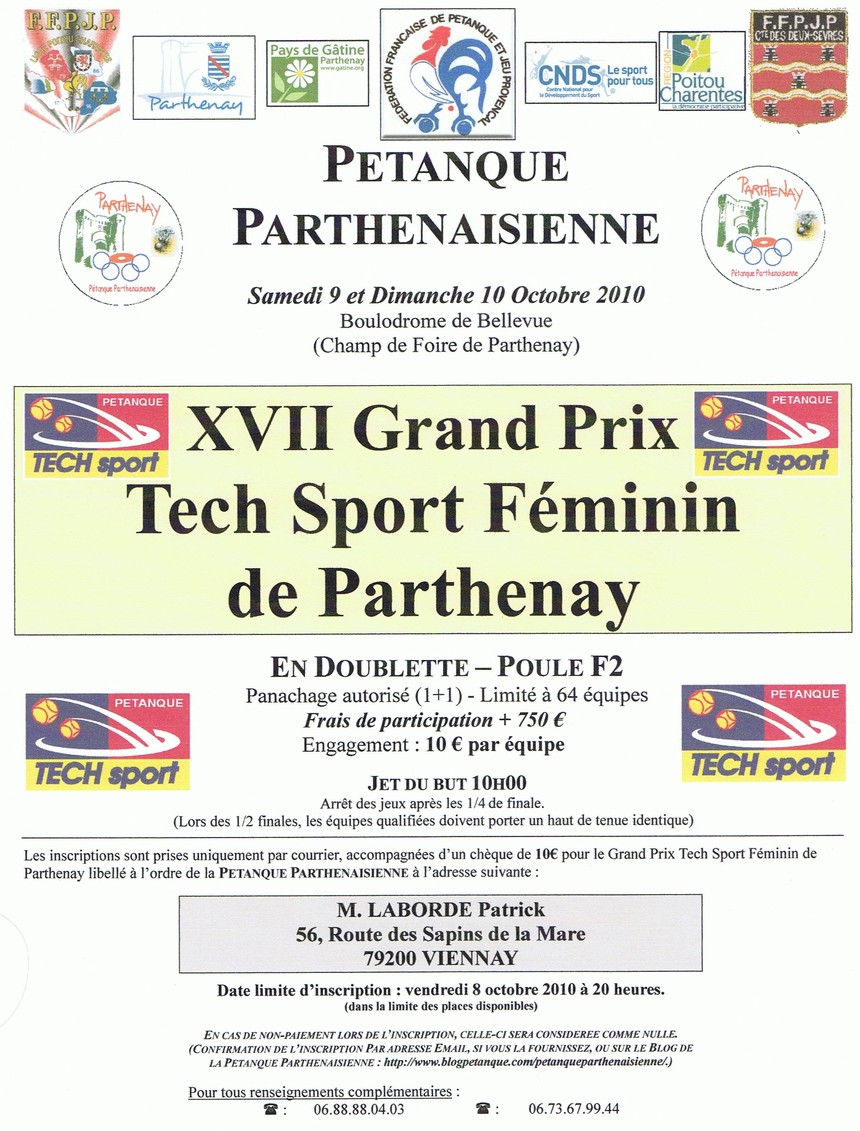 XVème Grand Prix Féminin Tech Sport XVème Grand Prix Féminin Tech Sport