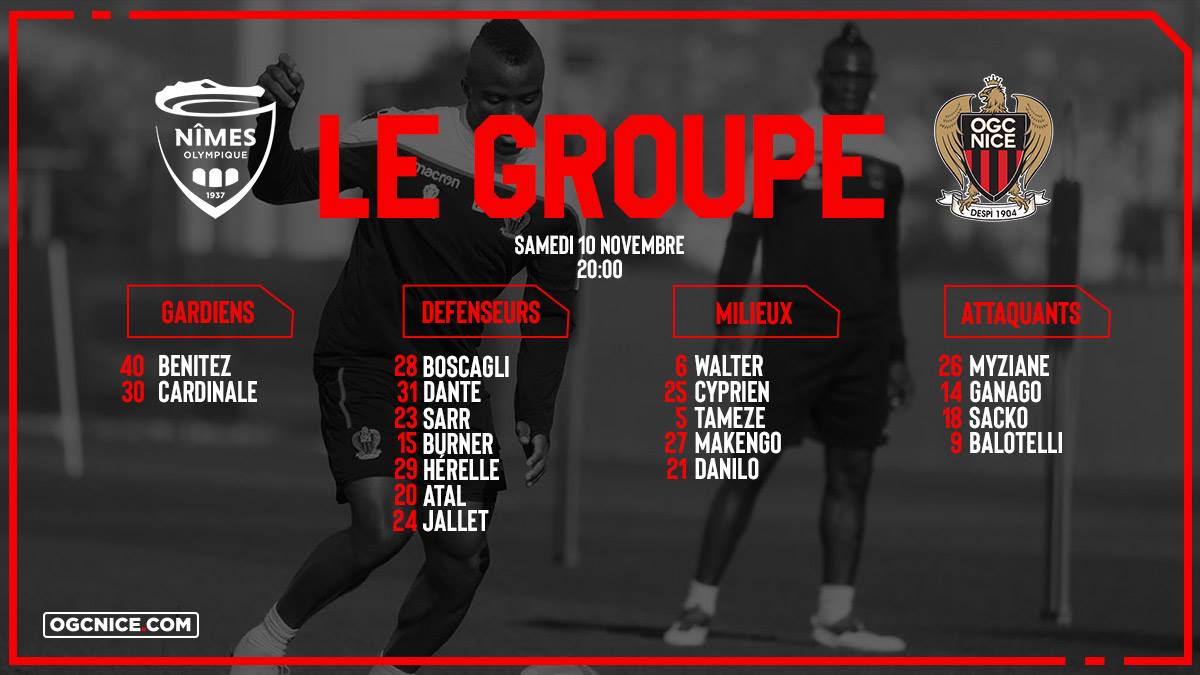 NÎmes - Nice NÎmes - Nice