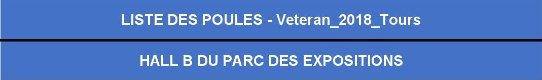 Tours - GP 55 ans et plus Tours - GP 55 ans et plus