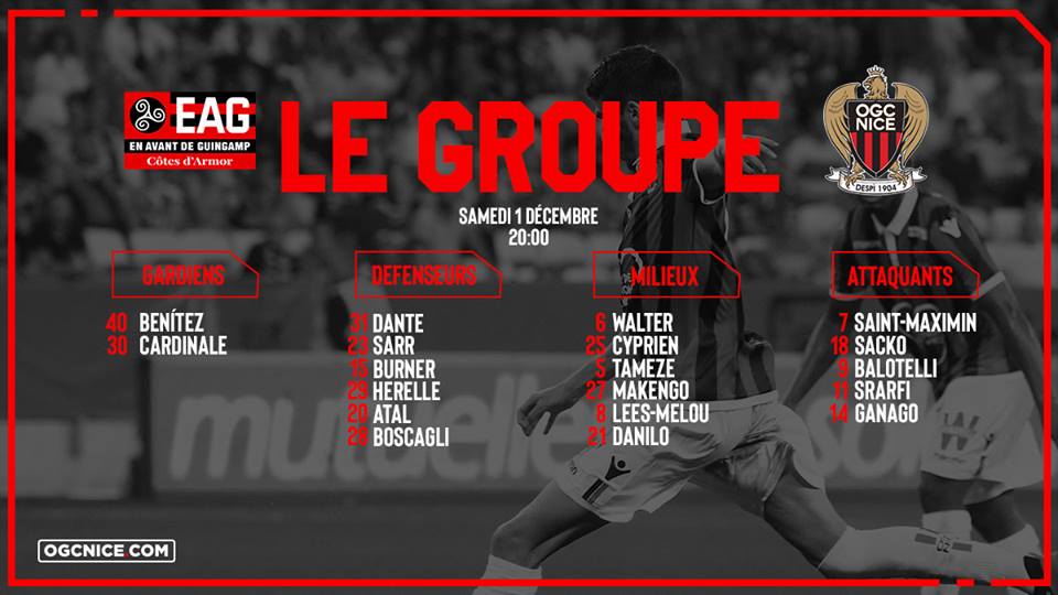 Guingamp - Nice Guingamp - Nice