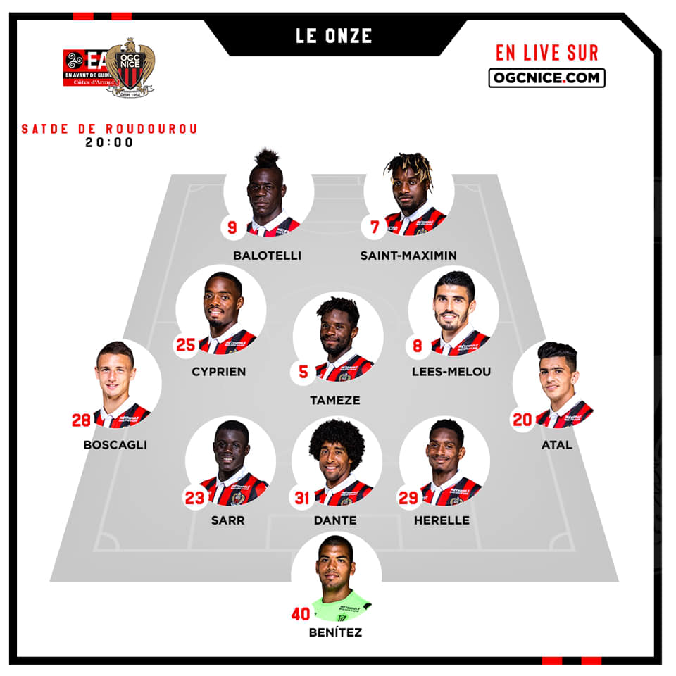 Guingamp - Nice Guingamp - Nice