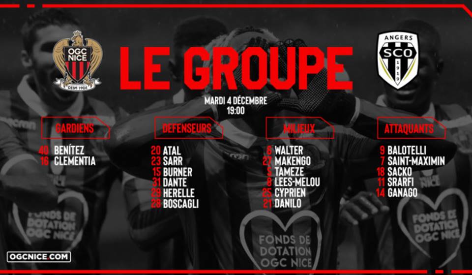 Nice - Angers Nice - Angers