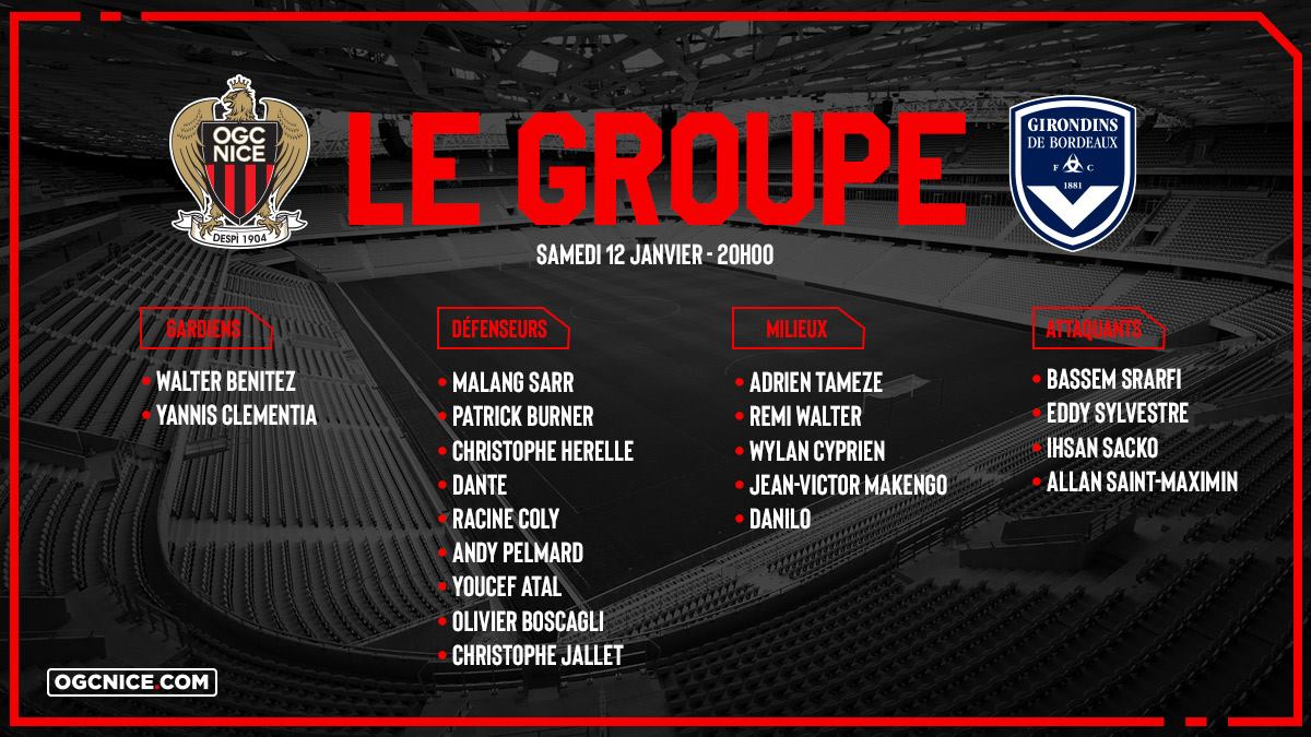 Nice - Bordeaux Nice - Bordeaux