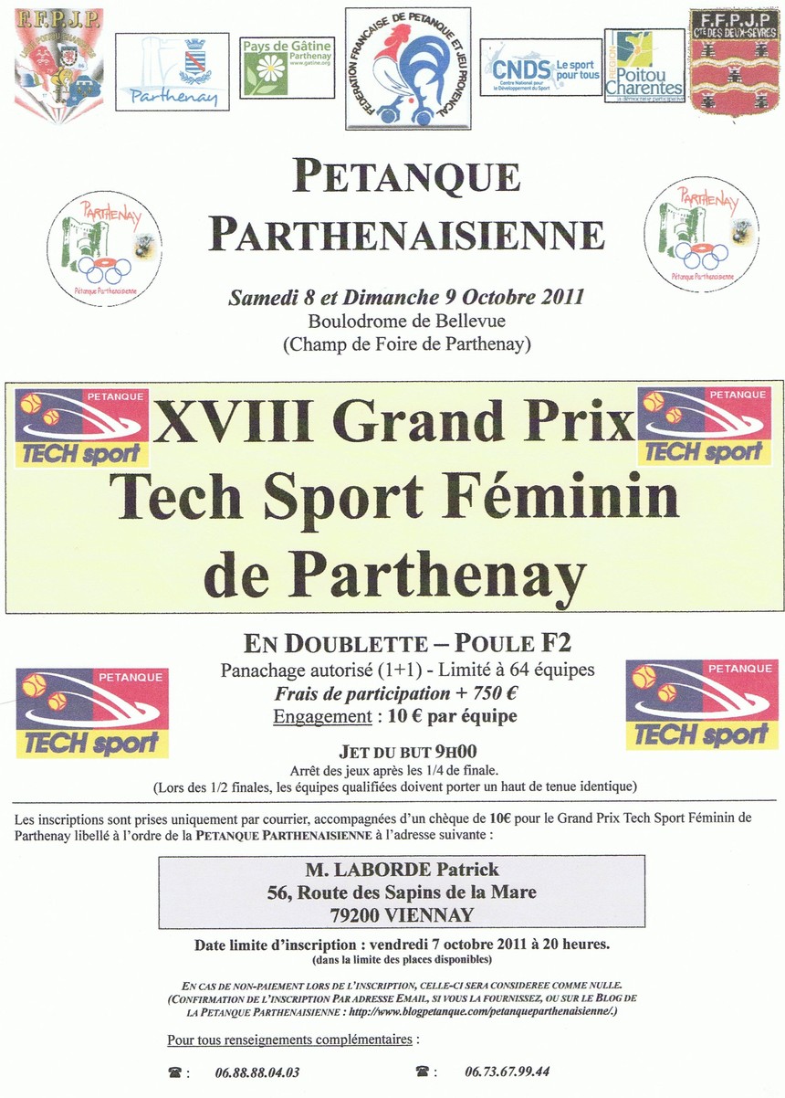 Grand Prix Féminin Tech Sport