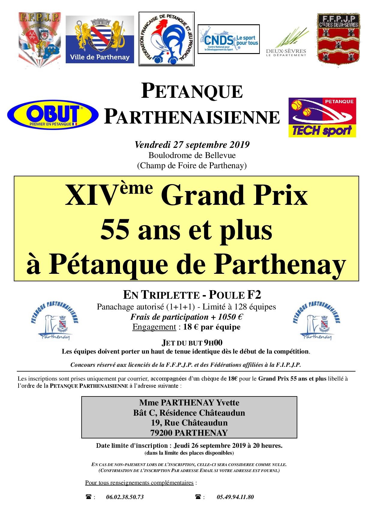 GP 55 ans et plus de Parthenay GP 55 ans et plus de Parthenay