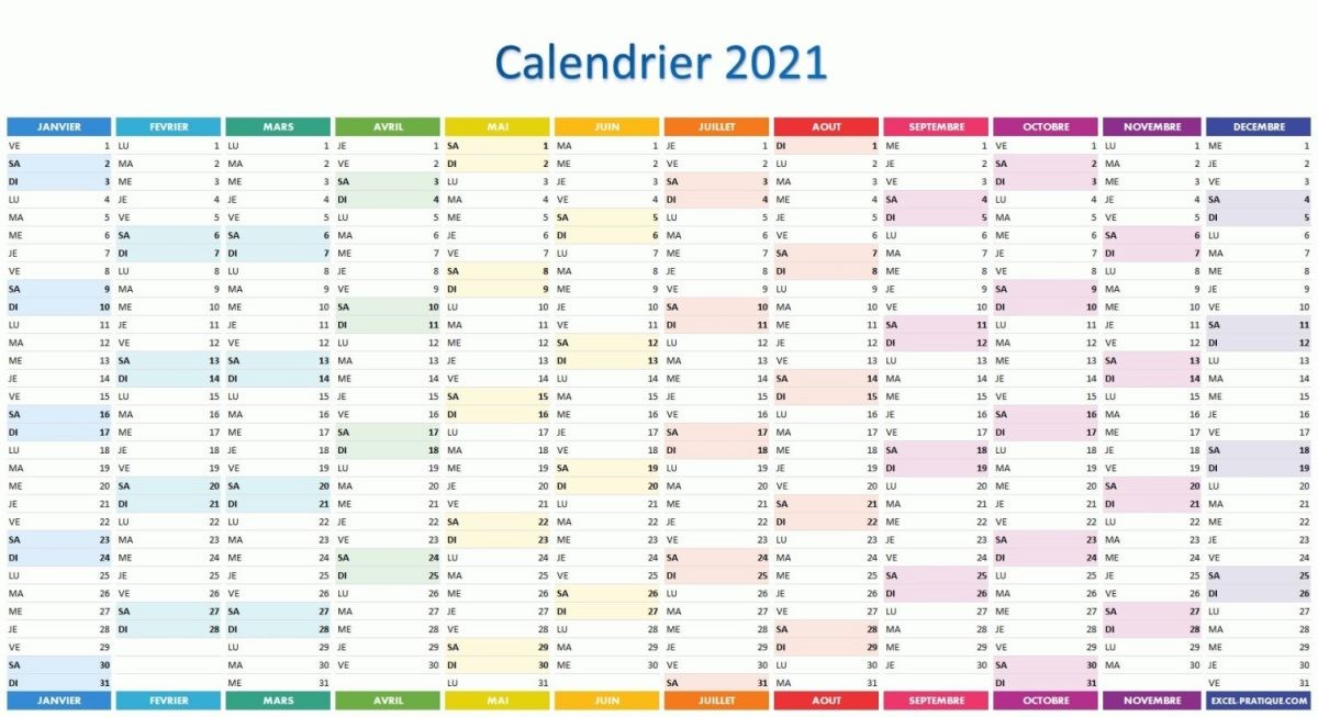 Calendrier du Challenge Corona