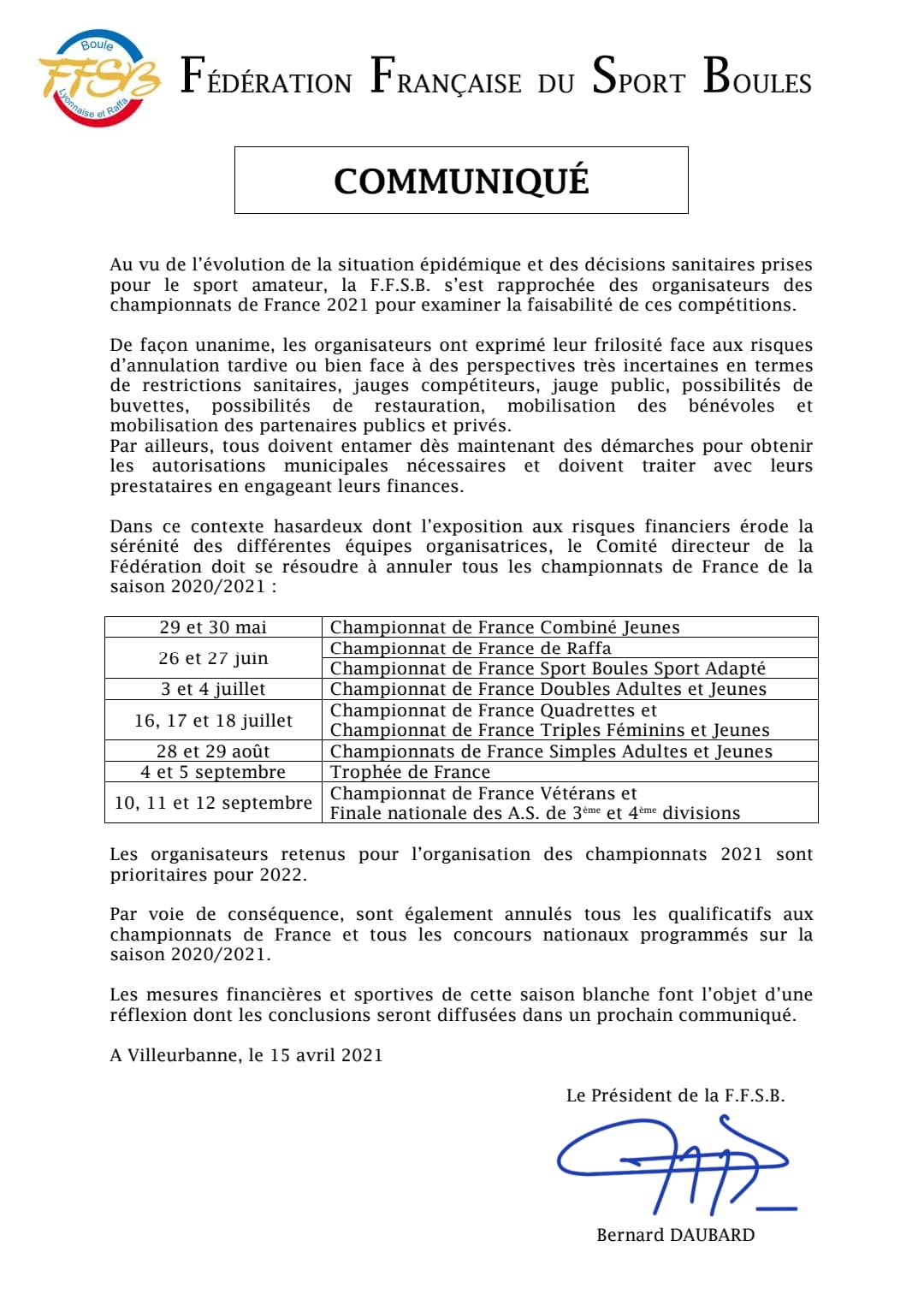 FF Sport Boules