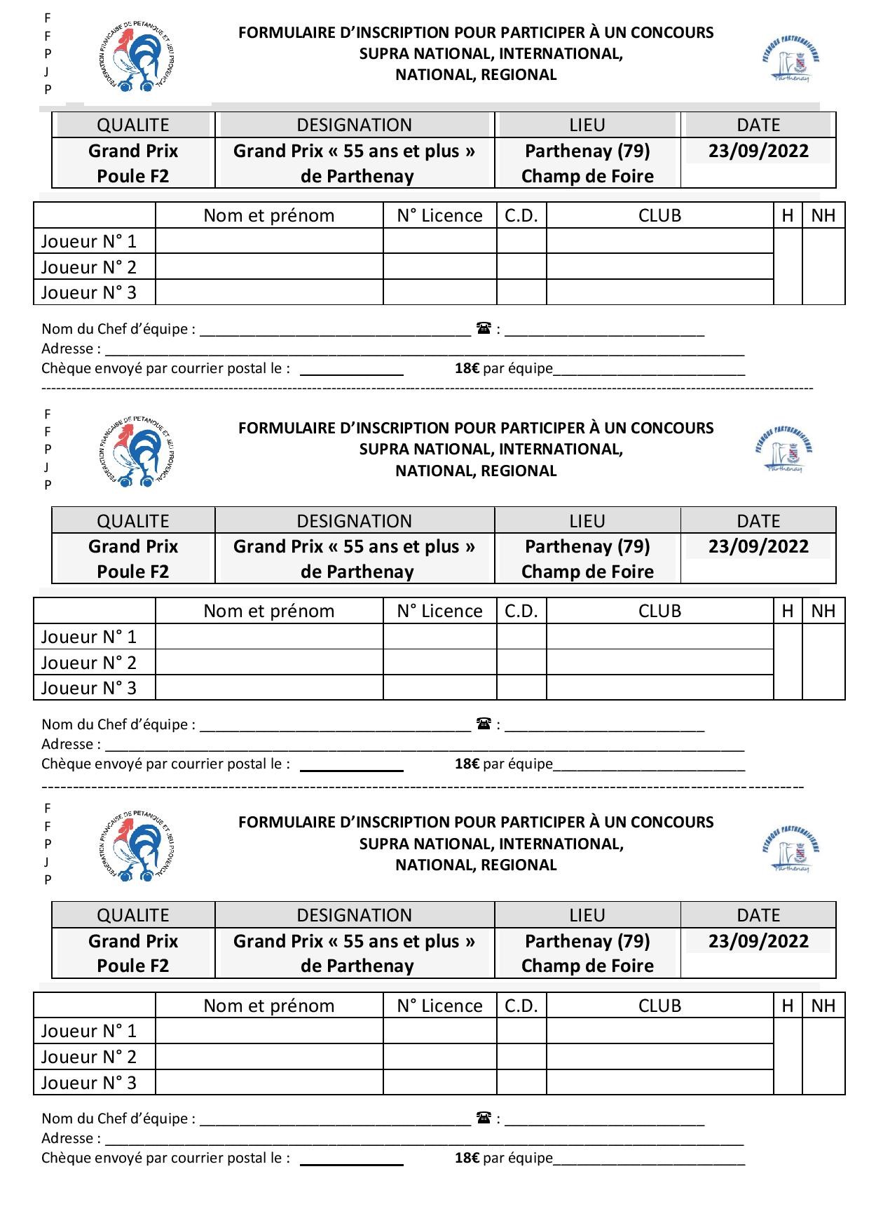 GP "55 ans et plus" de Parthenay