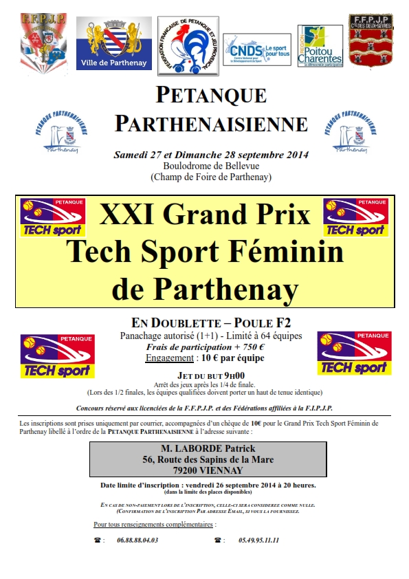 Grand Prix Féminin Tech Sport