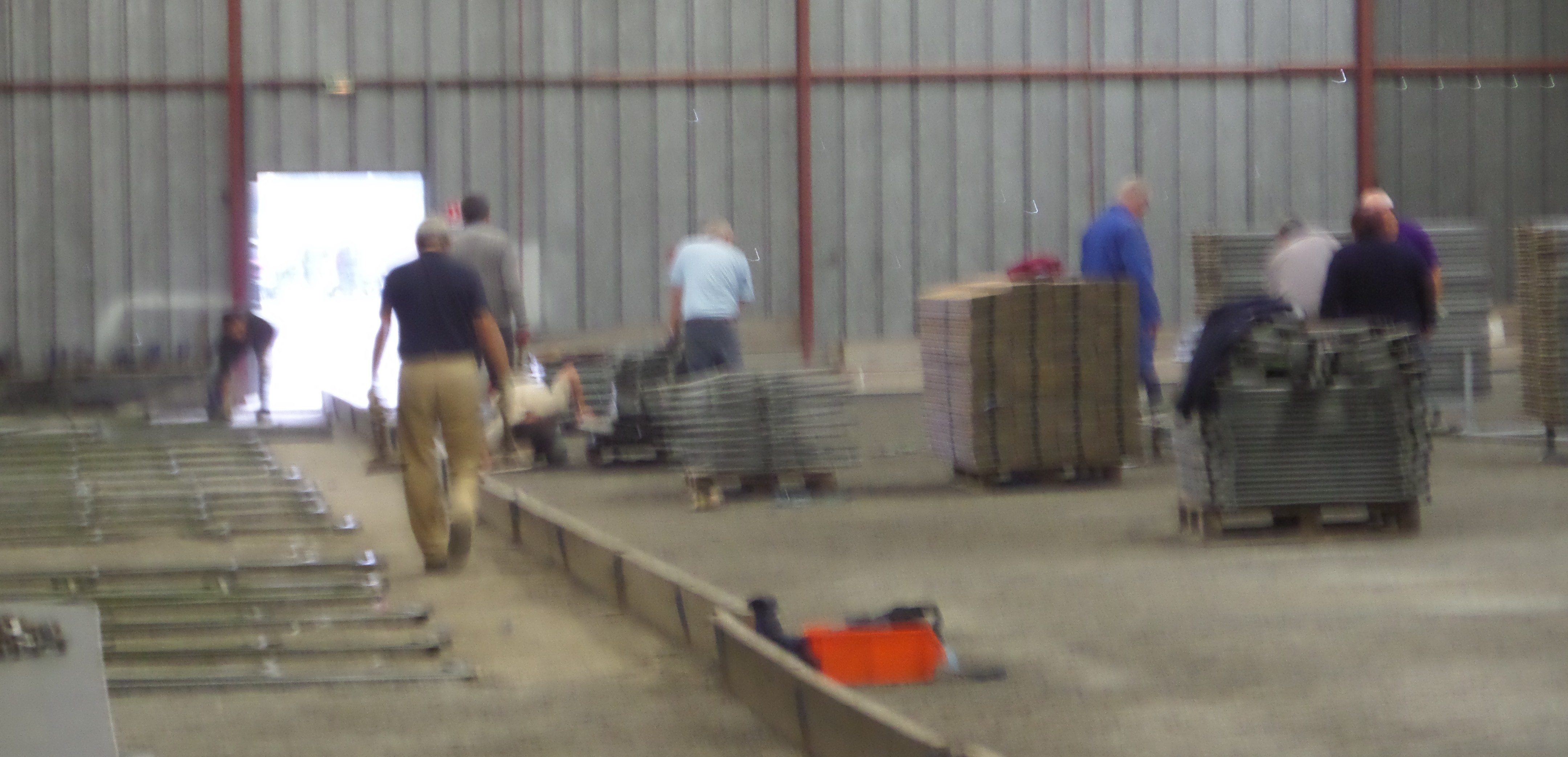 Démontage des tribunes Démontage des tribunes