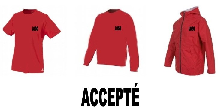 Règlementation : les tenues Règlementation : les tenues